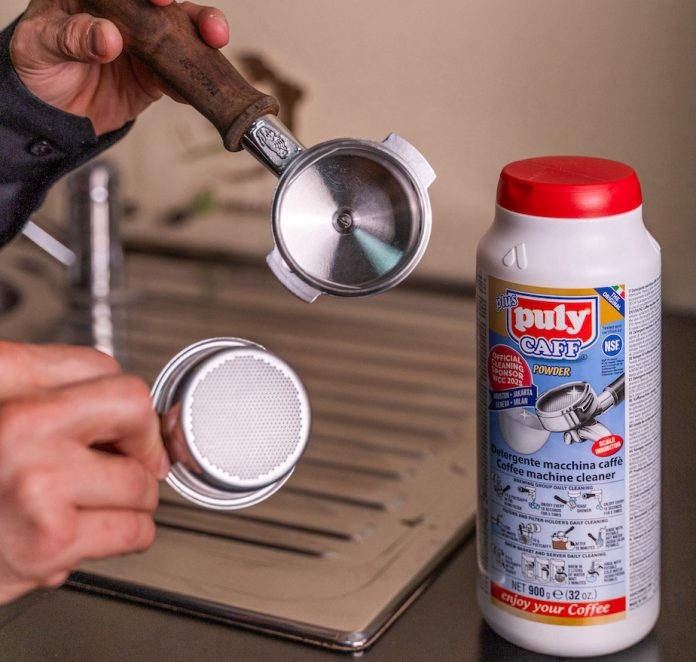 pulyCAFF è il primo concetto applicato per la pulizia della macchina espresso
