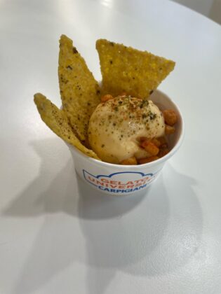 Italpepe appetizer gelato