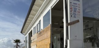 ciclone Harry Faro Blu