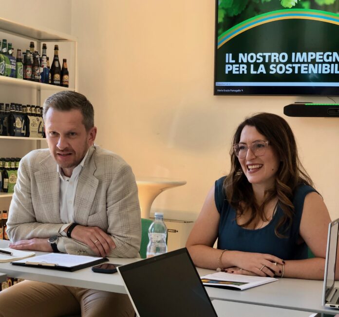 Presentazione 2 Report con Alius Antulis, Managing Director di Carlsberg Italia con Serena Savoca, Marketing & Corporate Affairs Director di Carlsberg Italia