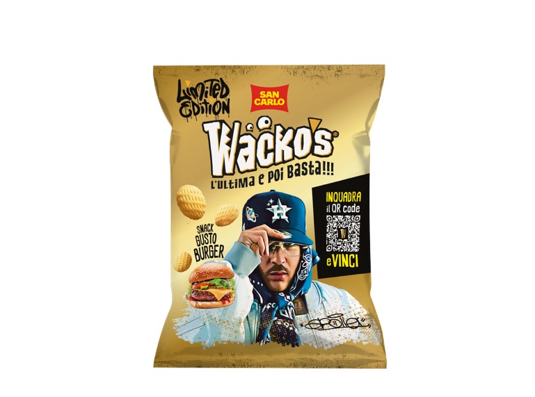 Gusto Burger per la limited edition 2026 di Wacko’s firmata Geolier