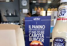 Heinz e MochoHF firmano il Carota Burger per tifosi e sportivi