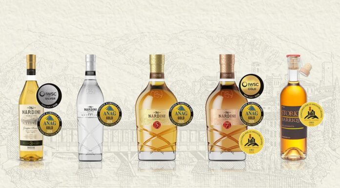 Pioggia di medaglie per Distilleria Nardini e Domenis 1898 Nardini premi 2026