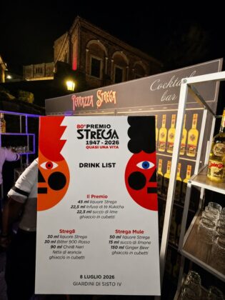 Premio Strega 2026 drink list