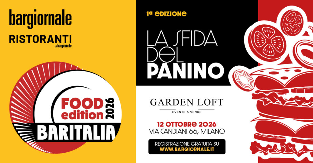 Baritalia Food – La sfida del panino a Milano il 12 ottobre. Show, masterclass, assaggi gratuiti. Registrati per partecipare