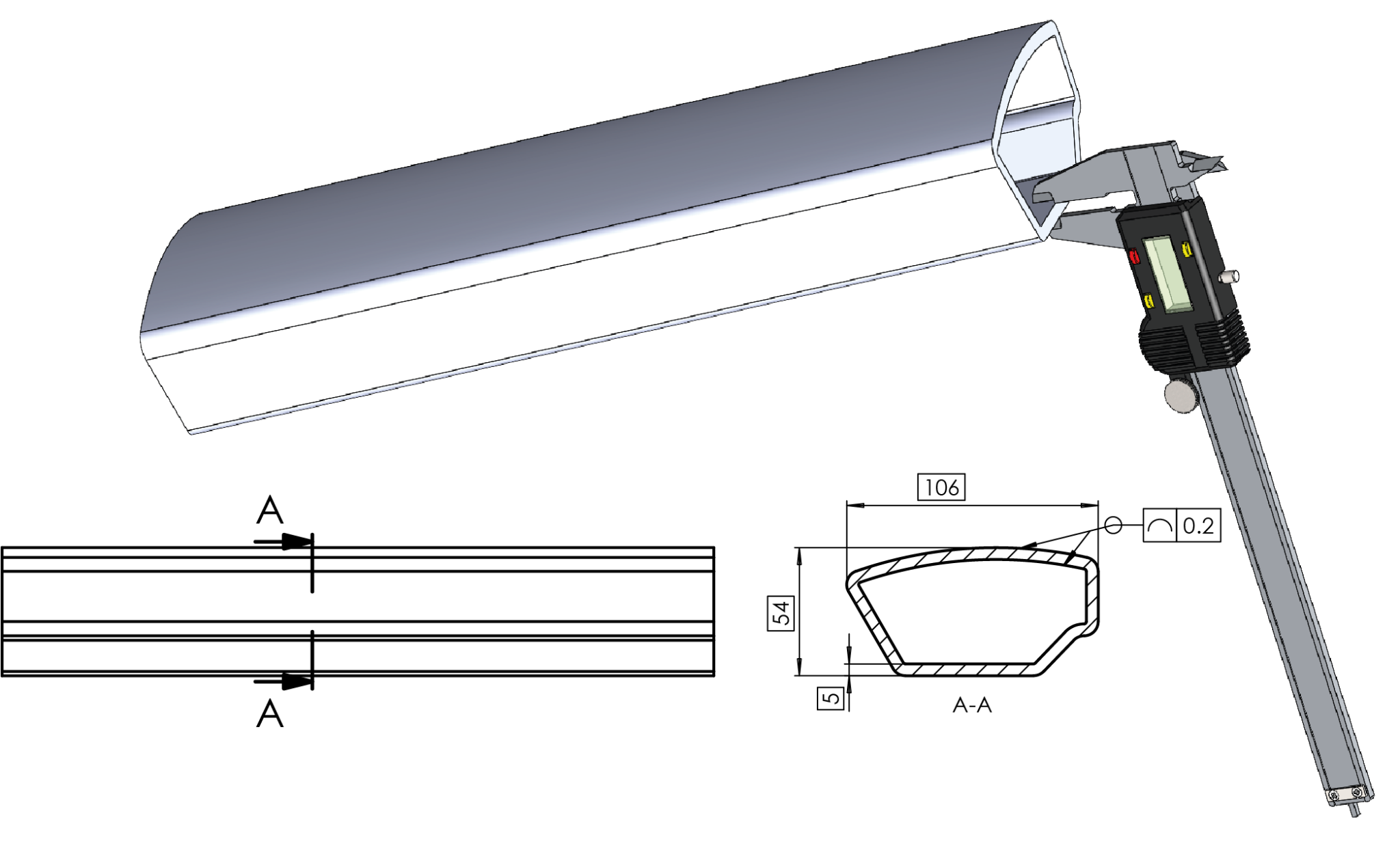 La tolleranza geometrica del profilo. Le regole della ISO 1660:2017