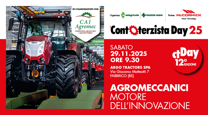 An image representing Il Contoterzista Day 2025: Agromeccanici motore dell’innovazione