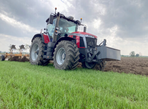 MF 8S Xtra in aratura