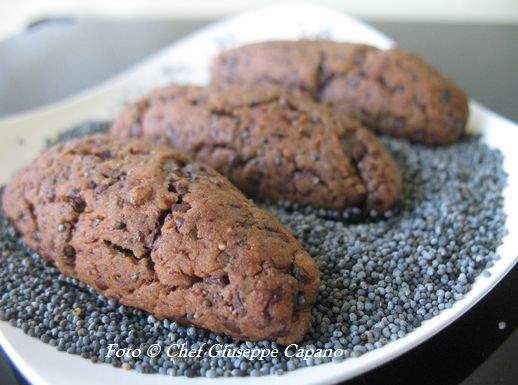 Biscotti al papavero e cioccolato