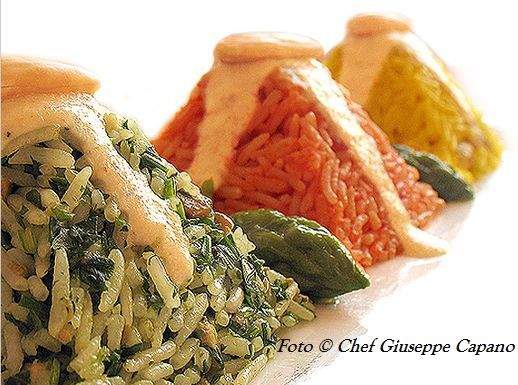 Glicemia e ricette Piramidi di riso basmati