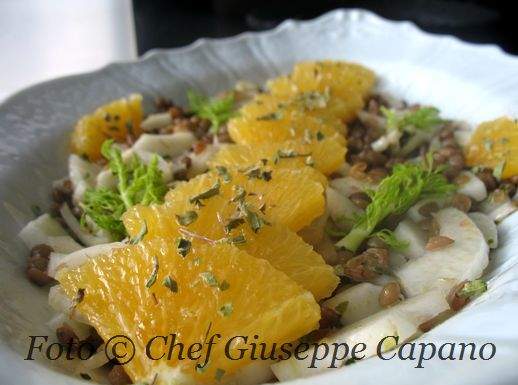 Insalata di finocchi, arance e lenticchie 518