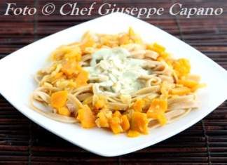 Tagliatelle autunnali con richiamo estivo