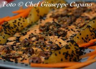 Antipasto marinato con batata rossa 518