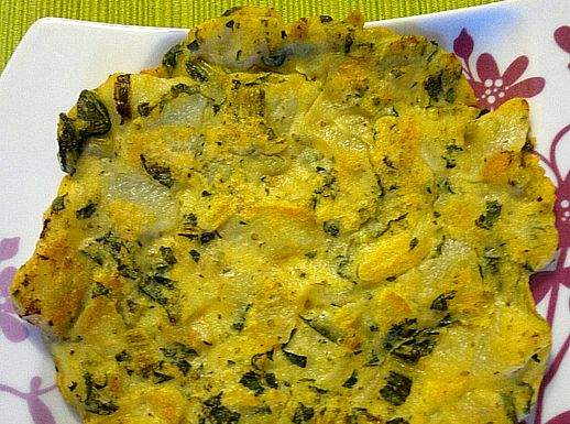 Finta frittata con catalogna e patate alla maggiorana 518