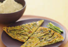 farinata con asparagi