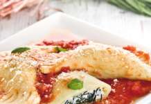 Ravioli di patate e barba di frate