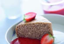 Torta integrale alle fragole