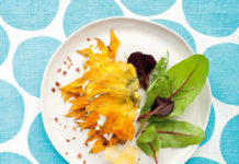 Millefoglie di fiori di zucca