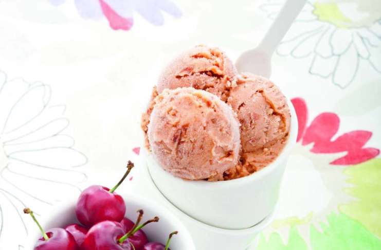 sorbetto di ciliegie