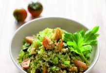 Tabulè ricco con ortaggi