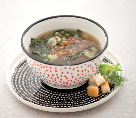 Zuppa di lenticchie alla romana