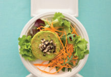 burger di tofu e piselli