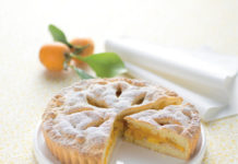 Crostata chiusa di albicocche
