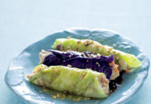 Cannelloni di cavolo cappuccio alle nocciole