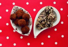 Tartufini alle bucce di mela con datteri e noci