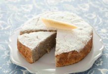 torta al cocco con banane