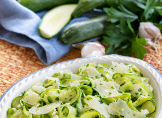 Carpaccio di zucchine
