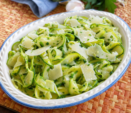 Carpaccio di zucchine