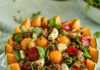 Insalata di melone, pomodori e mozzarelline