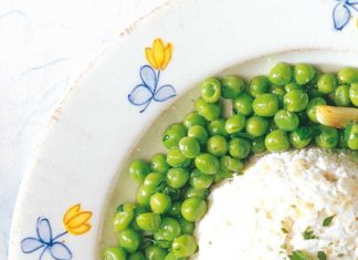 Sformato di riso e ricotta ai piselli Sformato di riso e ricotta ai piselli