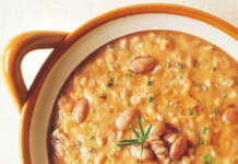 Zuppa di fagioli e farro