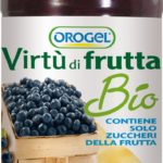 Virtù di frutta bio ai mirtilli