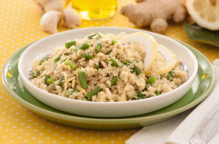 Quinoa al pesto di fagiolini