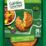 Burger vegetale di lenticchie e carote