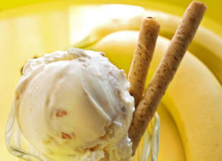 Gelato sano con le banane