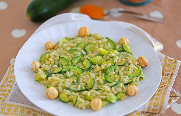 Buon riso integrale con zucchine in ricordo di un Angelo