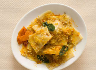 Tortelli col cuore di zucca