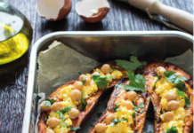 patate dolci con uova