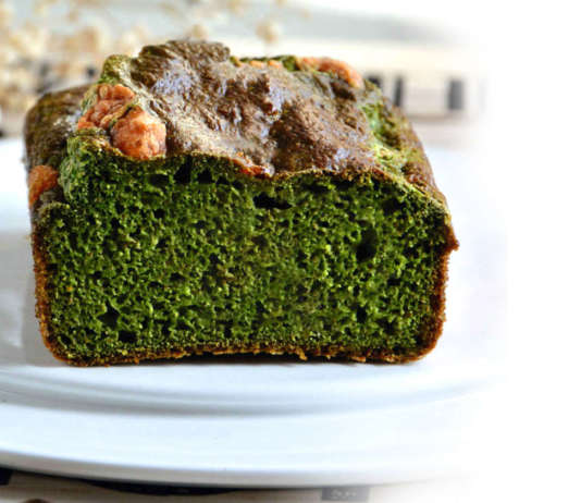 Plumcake integrale di spinaci e parmigiano