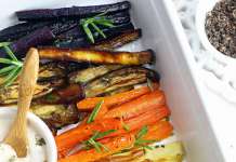 Patatine e verdurine al forno