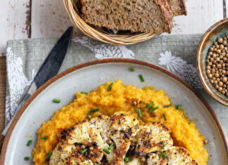 Bistecca vegan di cavolfiore al forno