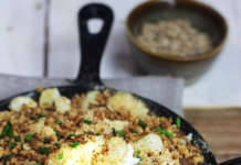 cavolfiori cremosi in crosta croccante