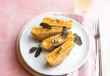 Cordon bleu di zucca e provola alla salvia