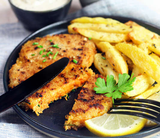 cotoletta vegetariana di carote