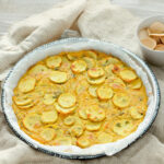 Frittata di ceci e topinambur