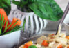 Spaghetti vegan in crema di cavolfiore e carotine
